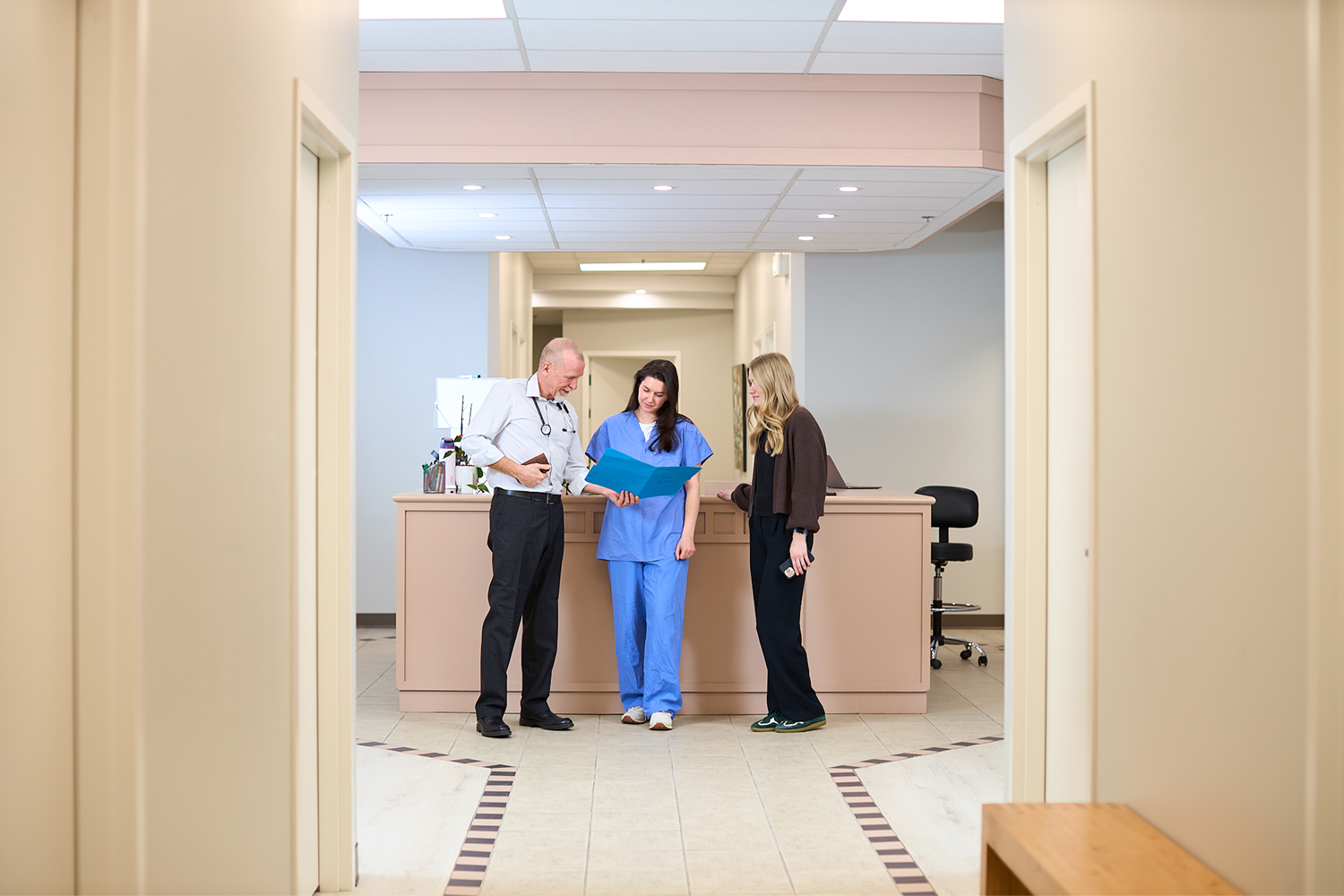 Nurse practitioners collaborating